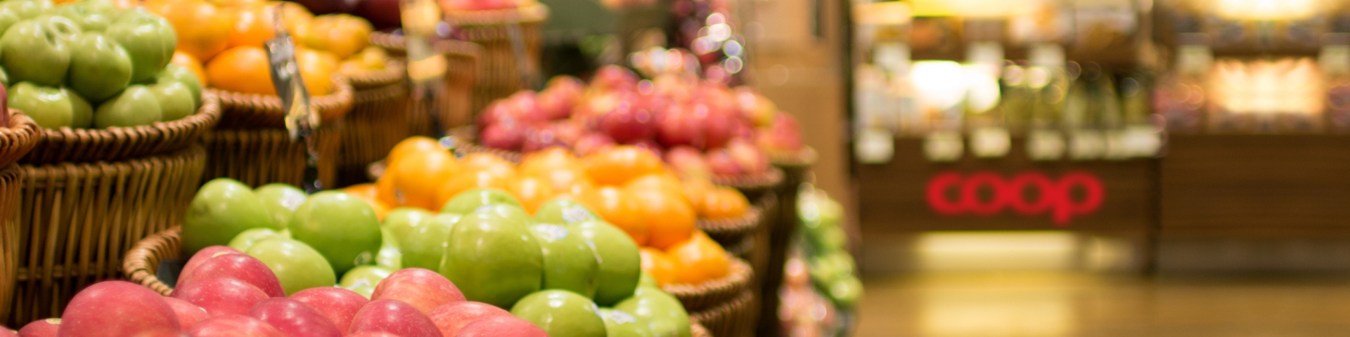 Fruits in super market