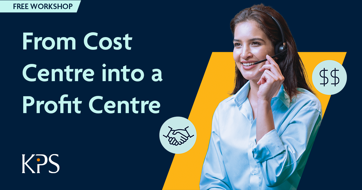 Cost centre into a profit centre workshop