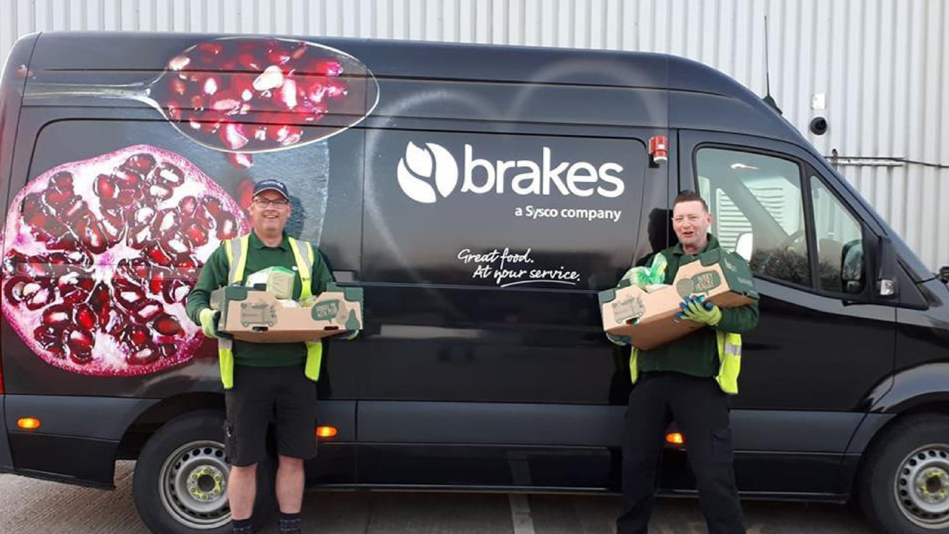 Brakes van and delivery drivers