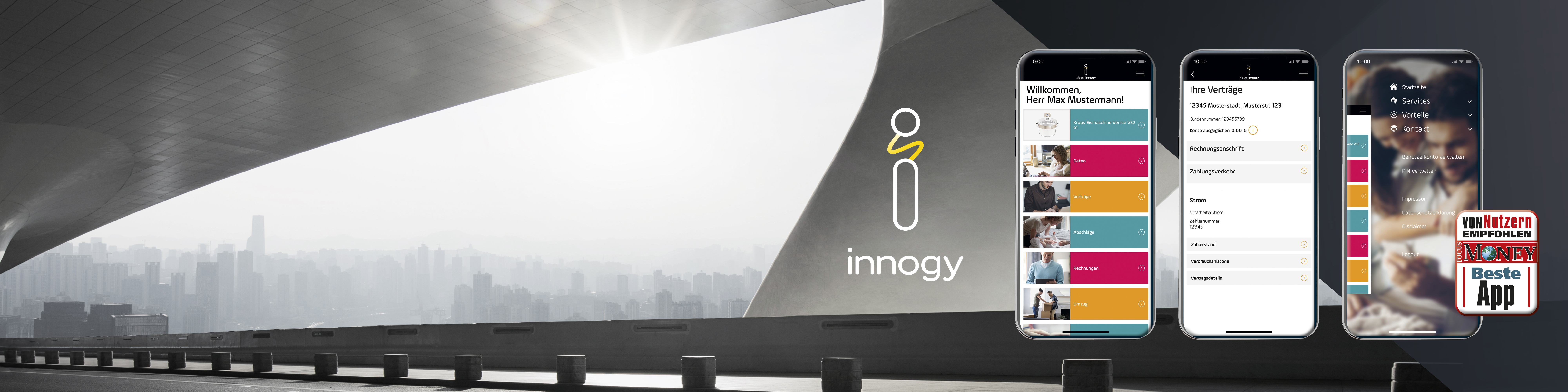 Excellent User Experience My Innogy App Awarded Best App For The Fourth Time In A Row Kps